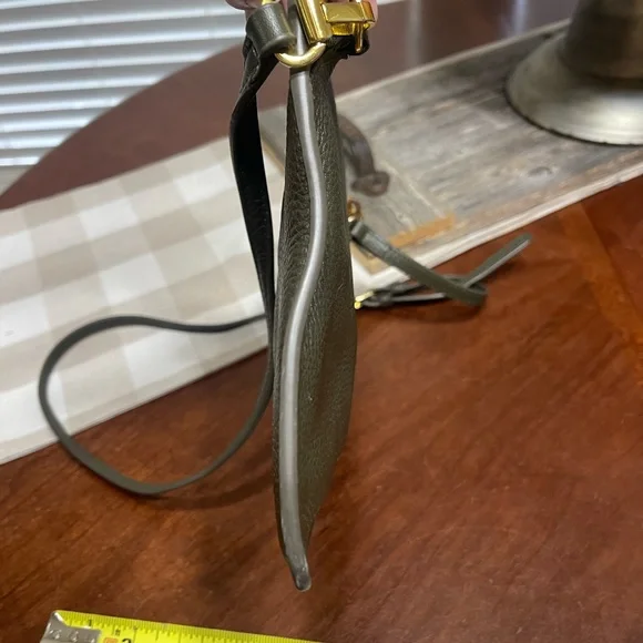 HButler Mighty Purse black pebbled leather crossbody - Picture 10 of 11